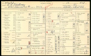 WPA household census for 1016 N WEST KENSINGTON RD, Los Angeles