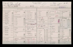 WPA household census for 287 S CARONDELET, Los Angeles