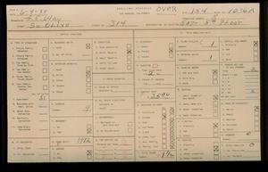 WPA household census for 314 S OLIVE, Los Angeles