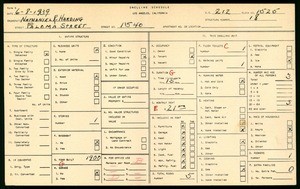 WPA household census for 1540 PALOMA STREET, Los Angeles