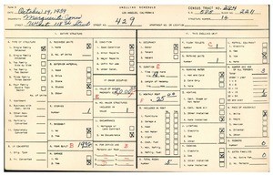 WPA household census for 429 WEST 118TH STREET, Los Angeles County