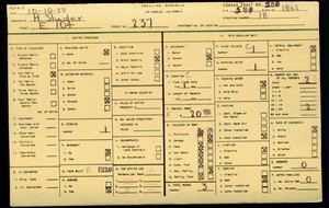 WPA household census for 237 E 104TH ST, Los Angeles County