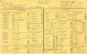 WPA household census for 1019 E 43RD, Los Angeles