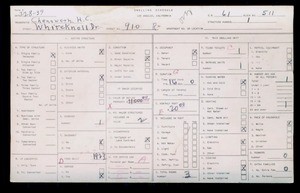WPA household census for 910 WHITE KNOLL DRIVE, Los Angeles