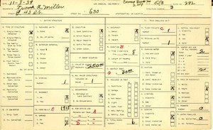 WPA household census for 630 E 43RD, Los Angeles