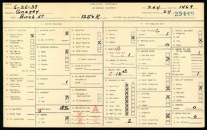WPA household census for 1256 BIRCH ST, Los Angeles