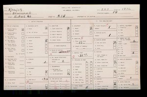 WPA household census for 228 E AVENUE 40, Los Angeles