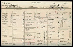 WPA household census for 480 N BEAUDRY AVE, Los Angeles