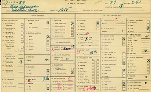 WPA household census for 1615 DELTA, Los Angeles