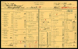 WPA household census for 3609 GREENGFIELD AVE, Los Angeles County