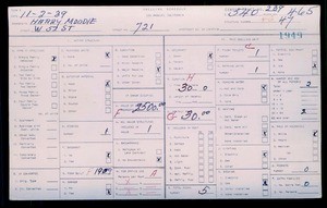 WPA household census for 721 W 52ND ST, Los Angeles County