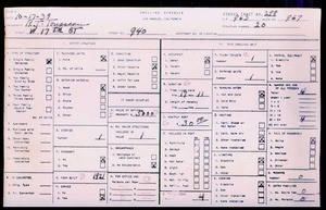 WPA household census for 940 W 17TH, Los Angeles County