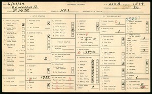 WPA household census for 1103 EAST 14TH STREET, Los Angeles