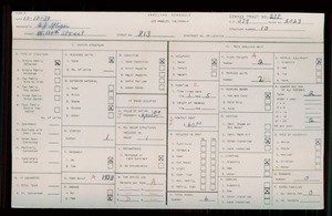 WPA household census for 813 W 110 ST, Los Angeles County