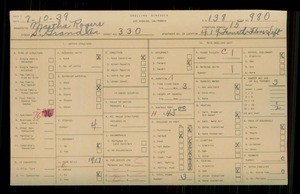 WPA household census for 330 S GRAND AVENUE, Los Angeles