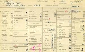 WPA household census for 2620 MICHIGAN, Los Angeles