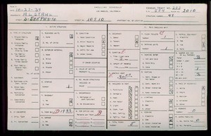 WPA household census for 10910 S SAN PEDRO ST, Los Angeles County