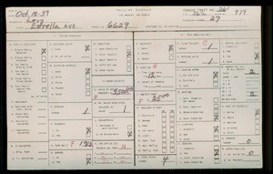 WPA household census for 6629 ESTRELLA AVE, Los Angeles County