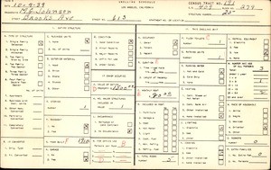 WPA household census for 613 BROOKS AVE, Los Angeles County