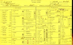 WPA household census for 345 S FLOWER, Los Angeles