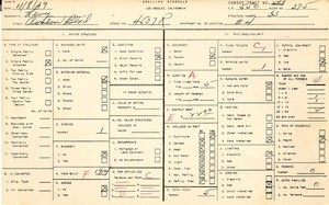 WPA household census for 4507 AVALON, Los Angeles