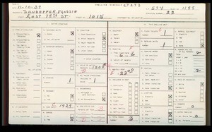 WPA household census for 1015 E 78TH STREE, Los Angeles County