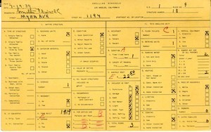 WPA household census for 1194 MYRA, Los Angeles