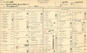 WPA household census for 807 N FICKETT ST, Los Angeles