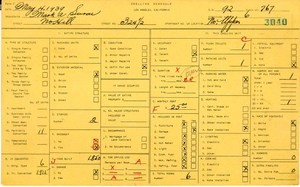 WPA household census for 324 N HILL, Los Angeles