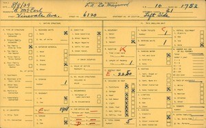 WPA household census for 6120 VINEVALE AVE, Los Angeles County