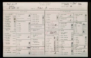 WPA household census for 721 W 70TH ST, Los Angeles County