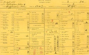WPA household census for 1047 HYPERION, Los Angeles
