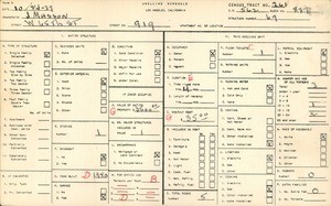 WPA household census for 919 WEST 64TH STREET, Los Angeles County