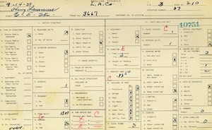 WPA household census for 3667 E 5TH
