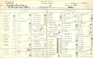 WPA household census for 1441 1/2 N OCCIDENTAL BLVD, Los Angeles
