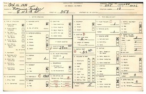 WPA household census for 358 EAST 115TH STREET, Los Angeles County