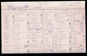 WPA household census for 1478 PLAYGROUND, Los Angeles