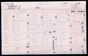 WPA household census for 451 SAVOY, Los Angeles