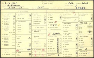 WPA household census for 2617 ALTA ST, Los Angeles