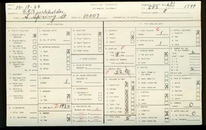 WPA household census for 10007 S SPRING STREET, Los Angeles