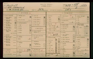 WPA household census for 752 W 104TH ST, Los Angeles County