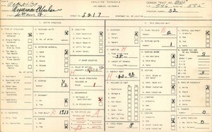WPA household census for 5217 SOUTH MAIN STREET, Los Angeles County
