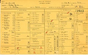 WPA household census for 433 S HOPE, Los Angeles