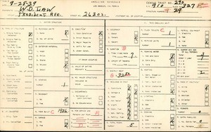 WPA household census for 26302 PRESIDENT AVE, Los Angeles County