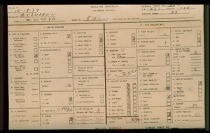 WPA household census for 843 W 41ST DR, Los Angeles County