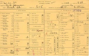 WPA household census for 515 W 1ST ST, Los Angeles