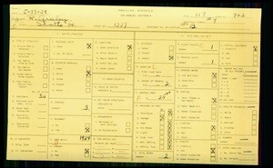WPA household census for 1337 SHATTO ST, Los Angeles