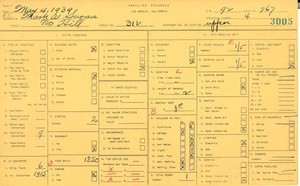 WPA household census for 312 N HILL, Los Angeles
