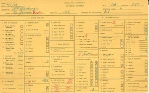 WPA household census for 125 N GRAND, Los Angeles