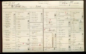 WPA household census for 224 W COLDEN AVENUE, Los Angeles County